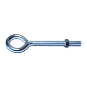 MIDWEST FASTENER Eye Bolt 3/8"-16, 16 in Shank, Steel, Zinc Plated, 10 PK 51715